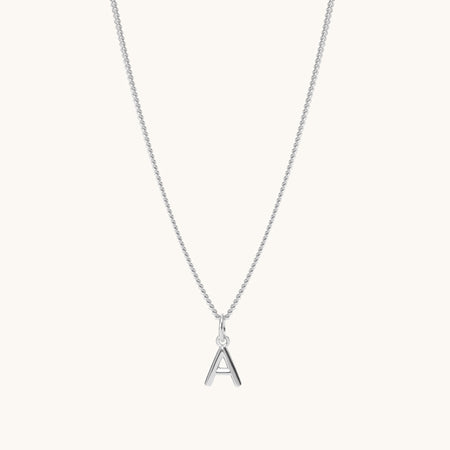 Little Love Letter Necklace Silver